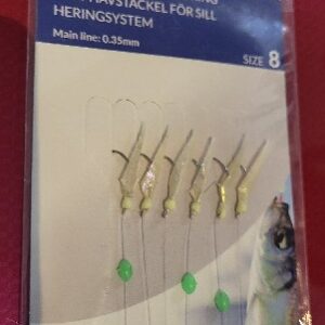 10 sets Fladen Sabiki feathers (ghost feathers) size 8 Part No. 1371/8
